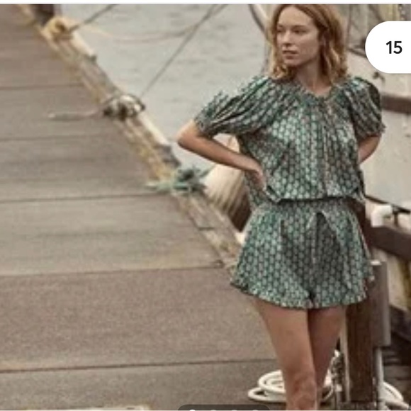 Doen Tops - Doen SHORE TOP -- SUNRISE PAISLEY